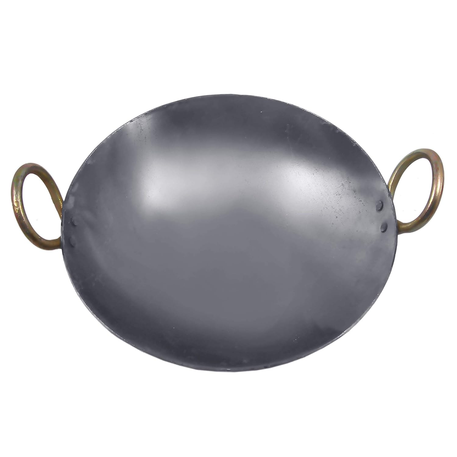 Buy KITCHEN SHOPEE Traditional Iron Kadai 10IN Online at Low Prices in