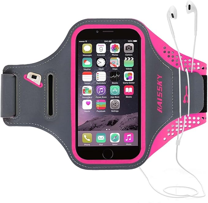 Correa de Brazalete, diseño de Banda Impermeable y Reflectante, Ideal para Correr, Andar en Bicicleta, Senderismo con su iPhone, Samsung, Huawei y ...