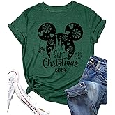 Christmas Shirts Womens Merry Christmas Shirt Lights Castle Graphic Tshirt Funny Xmas Holiday Vacation Tee Tops