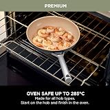 Ninja Extended Life Ceramic 5-Piece Cookware Set Terracotta Grey 20 & 24cm Pans view 3