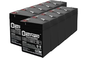 MIGHTY MAX BATTERY 6V 4.5AH SLA Replacement Battery Compatible with Power Patrol SLA0905, SLA090-10 Pack