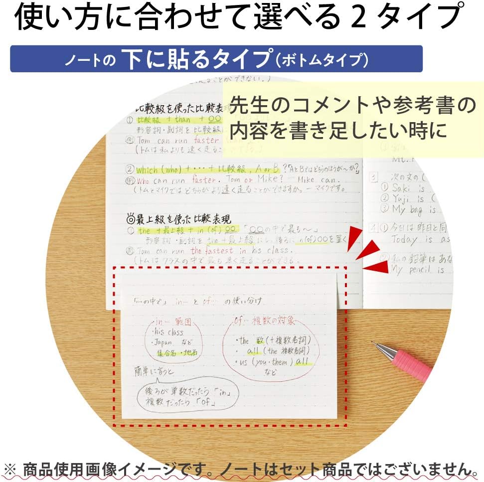 Amazon コクヨ キャンパス ふせん まとめがはかどるノートふせん ドットb罫 サイドタイプ メ Nt150bts 付箋 文房具 オフィス用品