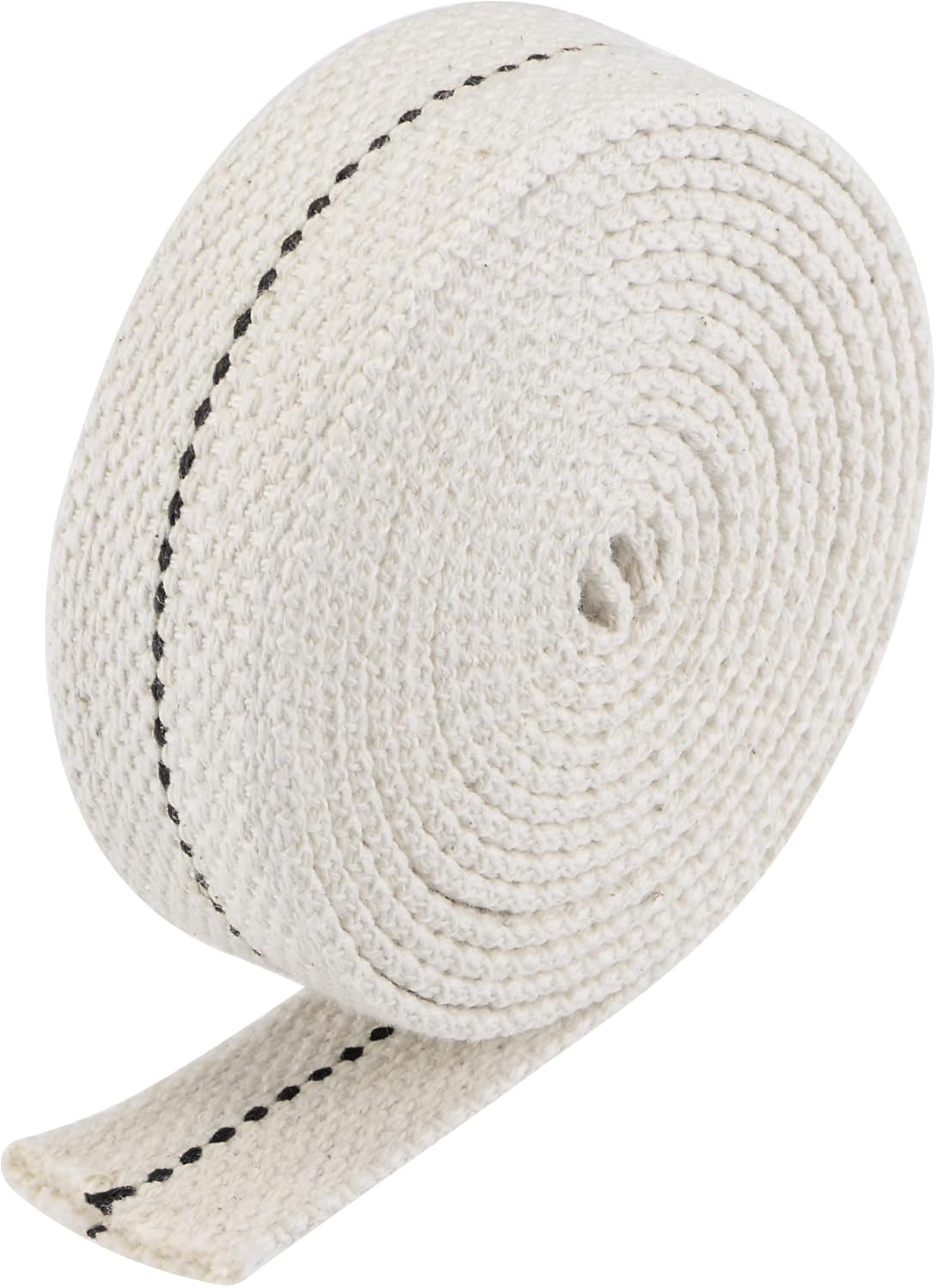 Oil Lamps & Accessories - MECCANIXITY Oil Lamp Wick 1 Inch Flat Wide 6.5 Foot Cotton Lanterns Wick with Black Stitch for Kerosene Burner Lighting