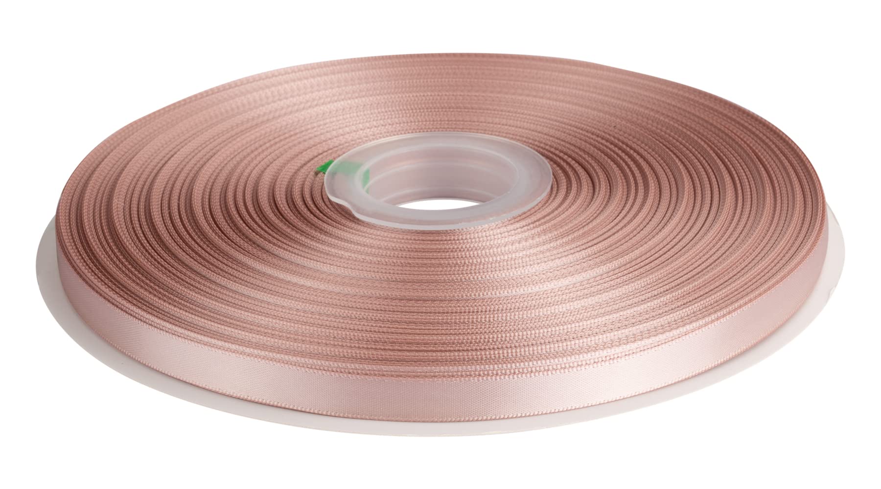 Double Faced Satin Ribbon, 9mm X 91M, Solid Polyester Ribbon for Gift Wrapping, Crafts, Wedding Party Ceremony Decoration, Floral Arrangement, Sewing (Vanilla)