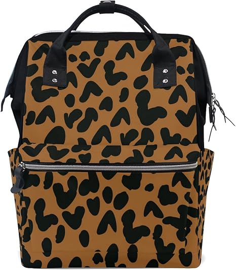 leopard print changing bag