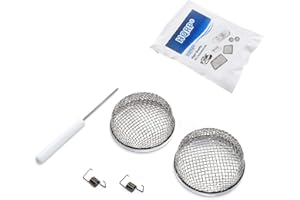 HQRP 2.8" RV Furnace Vent Cover Screen w/Installation Tool Compatible with Duo-Therm and Suburban Furnace Vents