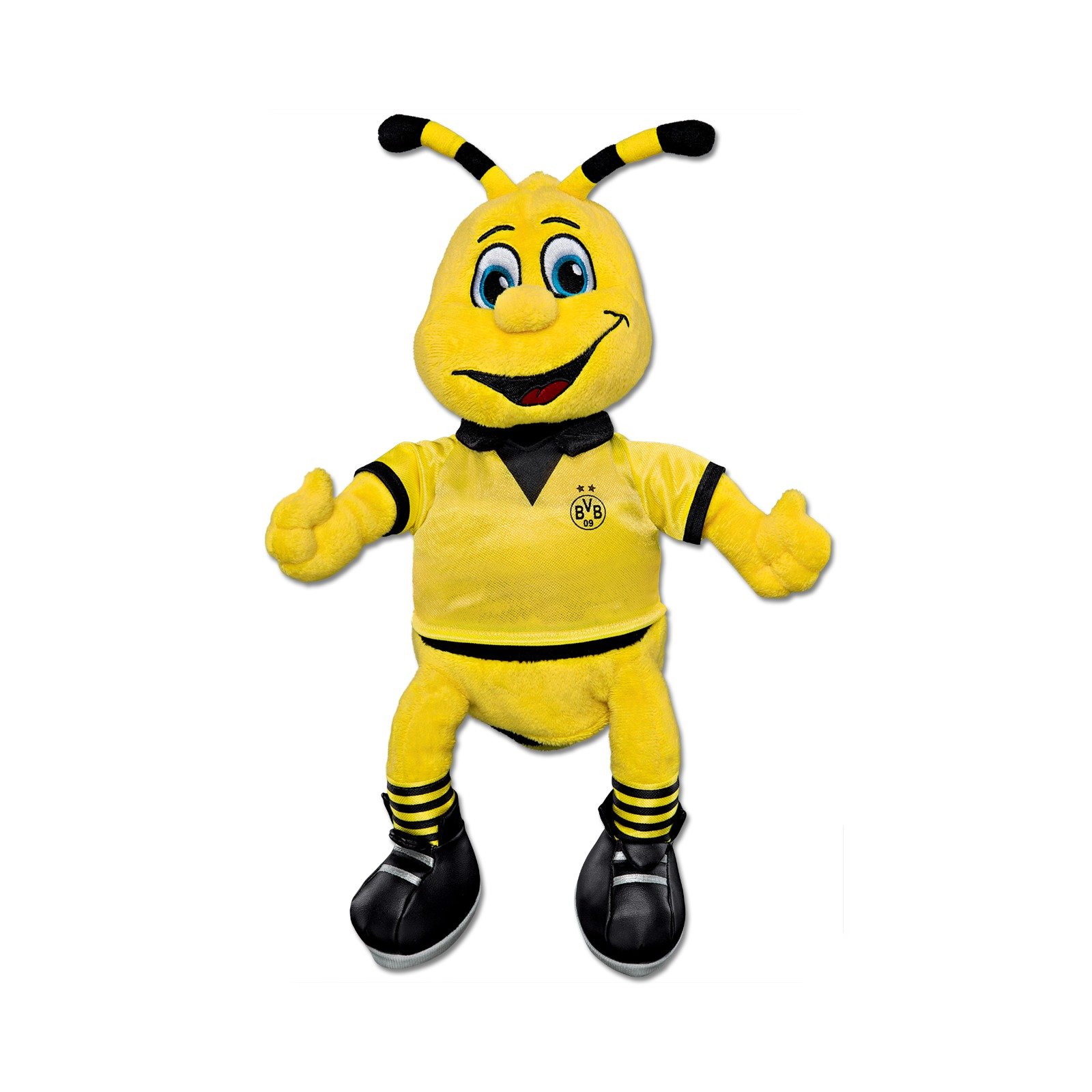 Borussia Dortmund, EMMA plush figure with suction cup, black-yellow, 20cm