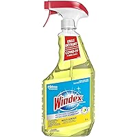 Windex Multisurface Kitchen and Glass Cleaner, Removes Fingerprints, Smudges, and Smears, 765mL