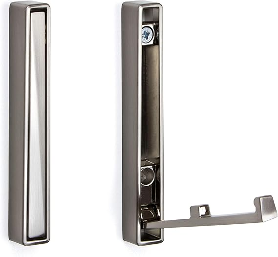 Wall Panel Folding Hook Wardrobe Hook, silver Amazon.co.uk DIY & Tools