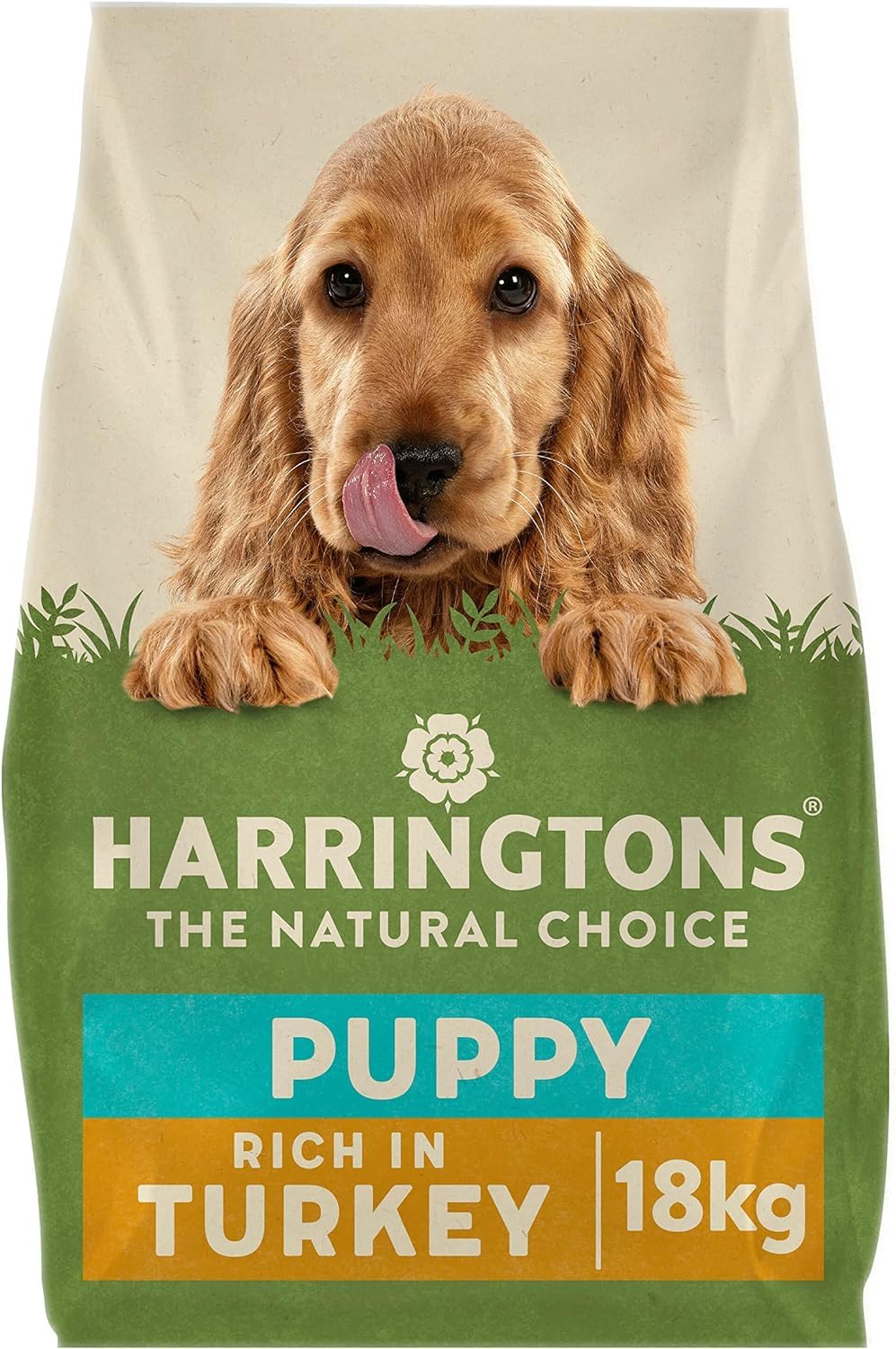 Harringtons Complete Dry Puppy Food Turkey & Rice 18kg - Made with All Natural Ingredients (Packaging may vary)
