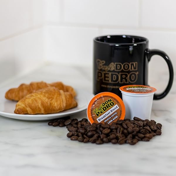 CAFE DON PEDRO BREAKFAST BLEND LOW ACID COFFEE PODS FOR KEURIG K-CUP -12 K CUPS – MEDIUM ROAST