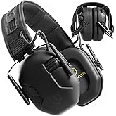 M300A Ear Protection For Gun Range - Shooting Ear Muffs with Ergonomic Gel Cushions, IPX5 Waterproof Gear