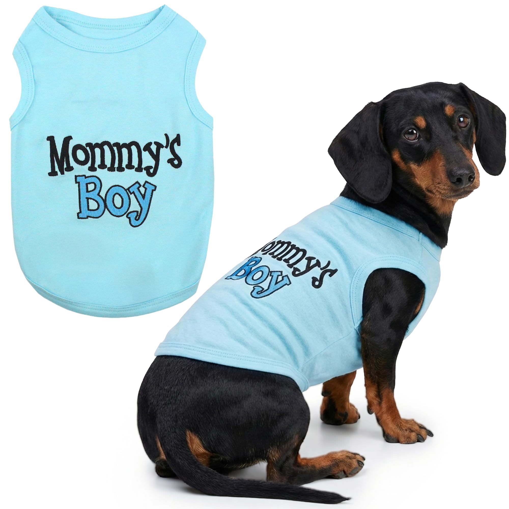 Parisian Pet Mommy's Boy T-Shirt, XL