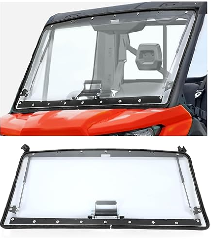 Amazon.com: Can Am Defender Hd5 Hd8 Hd10 Flip Windshield