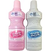Liquid Laundry Detergent ZOTE - Pink &amp; White, 33.8 oz Each - Powerful Stain Remover for Standard &amp; HE Washing Machines - Effective Formula for Clean, Fresh Clothes