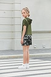 Arshiner Cool Girls Camouflage Tie Dye Hoodie