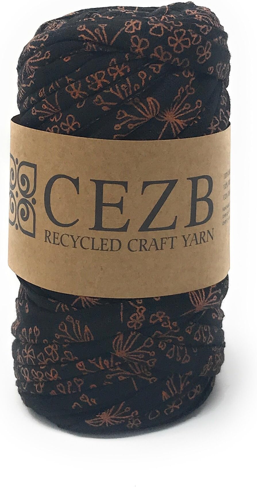 T-Shirt Yarn Bulky Fettuccini Zpagetti Style Elastic Strong Cloth T Shirt Trapillo Yarn Ball for Knitting Sewing Crocheting Bags Bowls DIY Handicraft and Home décor Projects -Small Size - Yarn#602