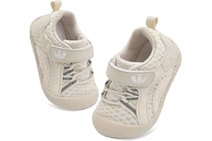 FEETCITY Wide Baby Shoes Boys Girls Baby Barefoot Shoes Breathable Infant Walking Shoe Crib Sock Shoe Toddler Sneakers Flexible