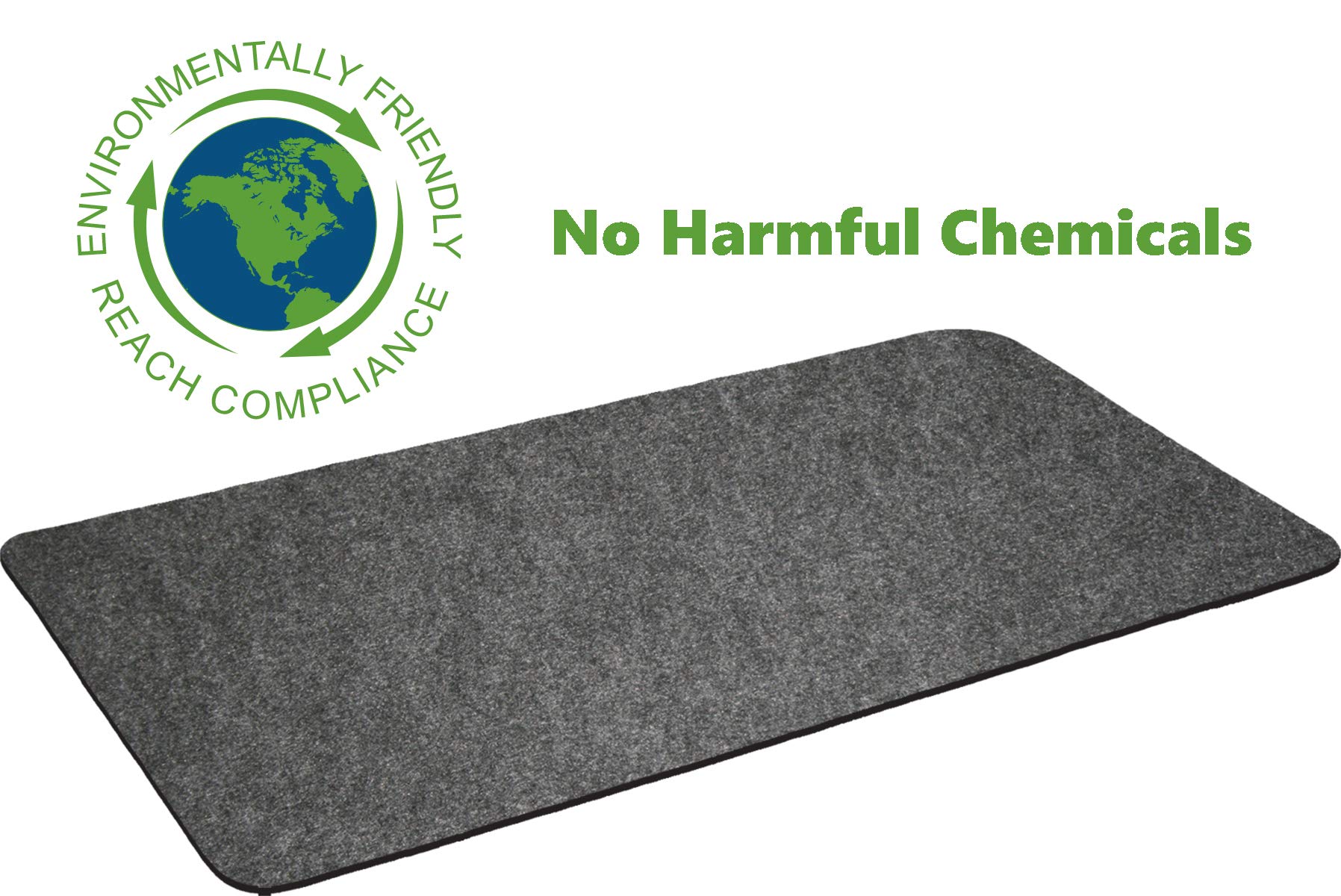 BBQ Gas Grill Mat Pad Deck Floor Protection Fire Resistant Outdoor