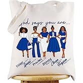 WZMPA Sorority Zeta Cosmetic Makeup Bag Finer Women Gift God Says You Are Sorority Makeup Zipper Pouch Bag Zeta Paraphernalia (God Says Zeta T)