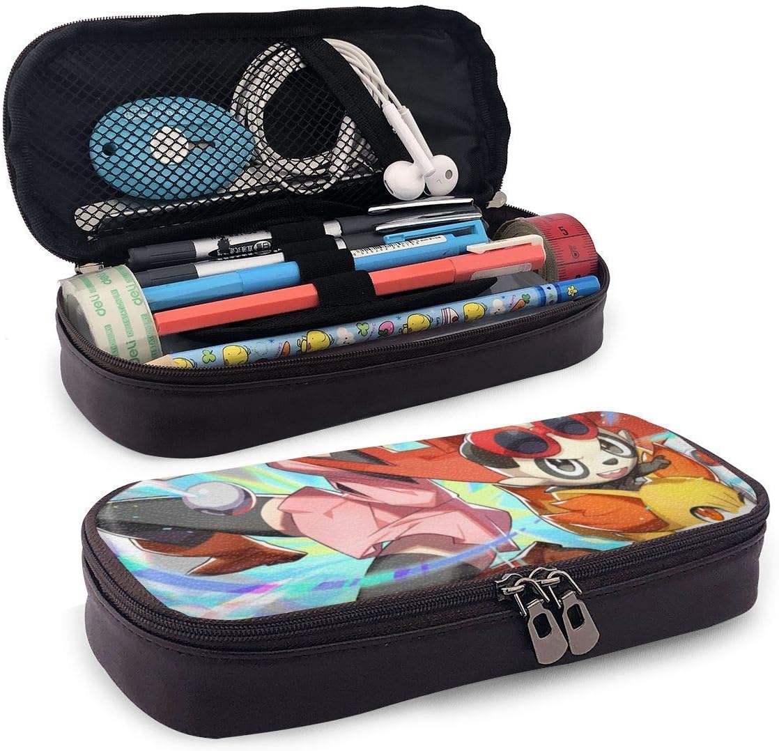 Pencil Case Big Capacity Large Storage Pen Pencil Pouch Desk Organizer Practical Bag Holder with Zipper - Serena Fennekin Pancham Sylveon
