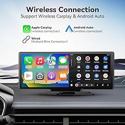 10.26" Wireless Portable Apple Carplay & Android