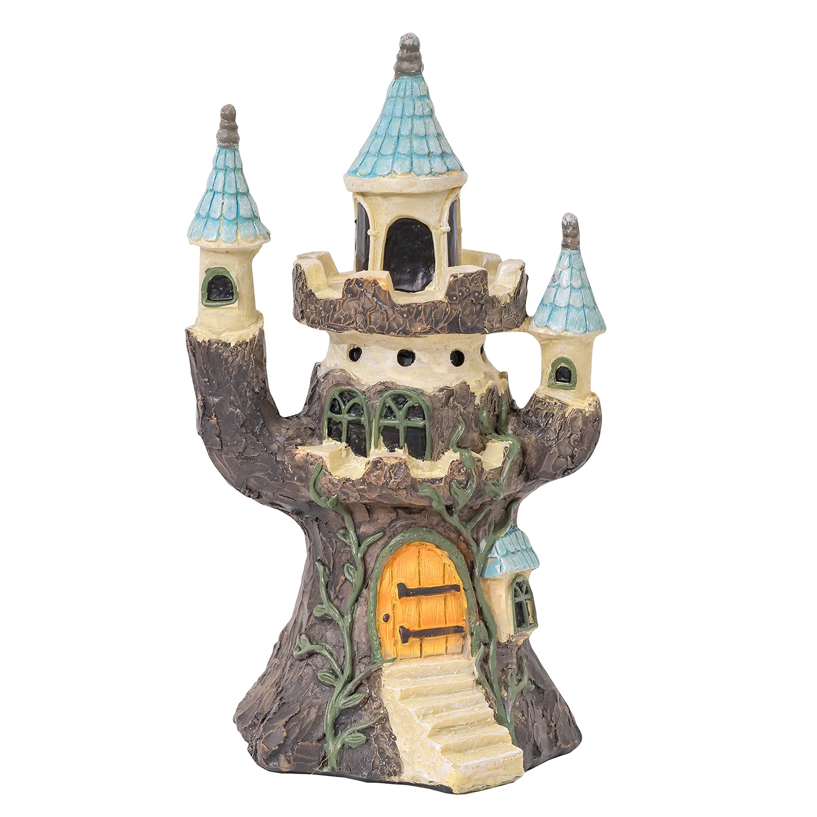 Pelle & Sol Castle Ornament - Garden Indoor Outdoor Decoration Ornaments Decor Statue - Made form PolyResin