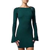 Lulus Womens Mallory Boat Neck Mini Sweater Dress