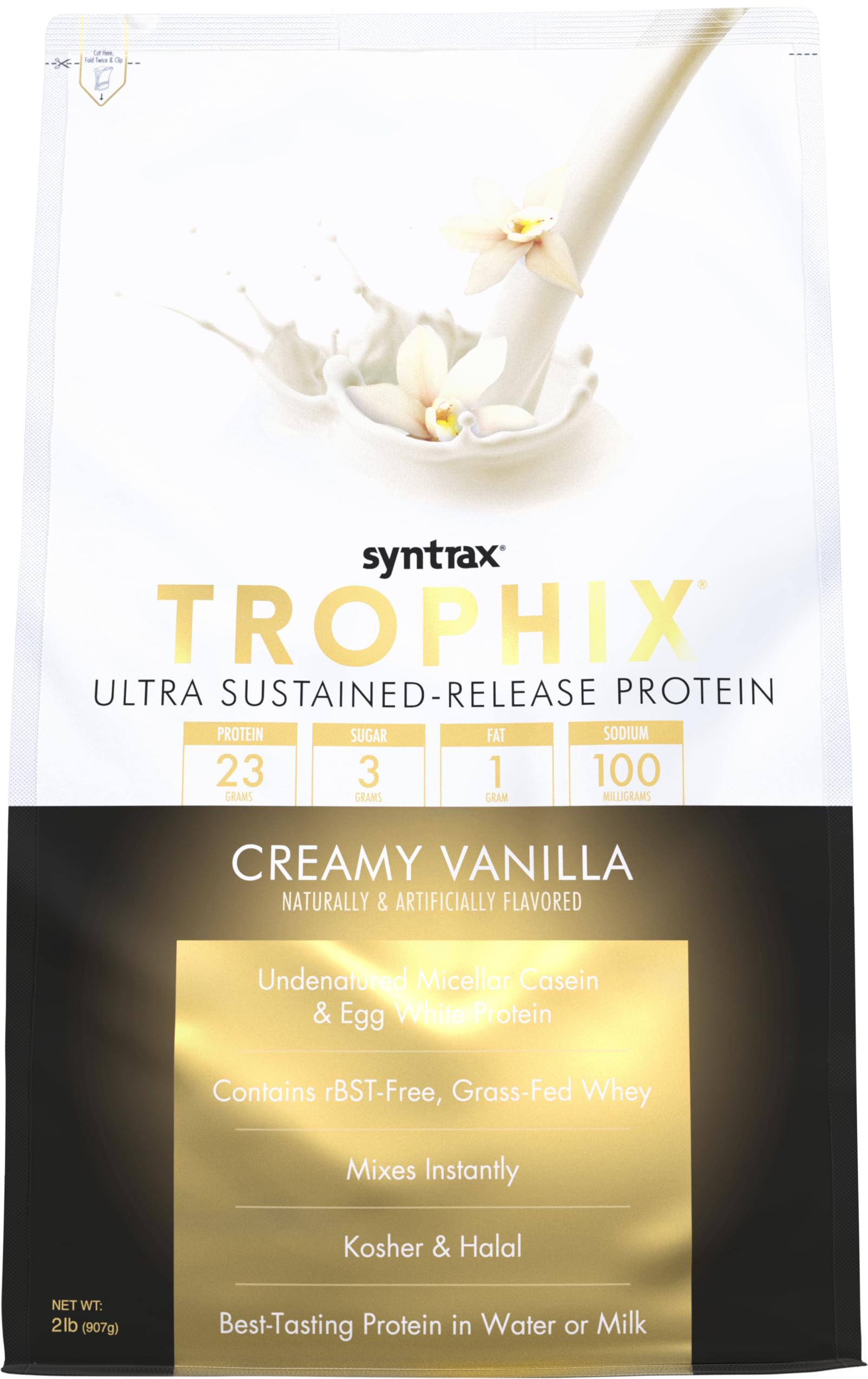 Protein Powder Ultra Mua Syntrax Nutrition Trophix Protein Powder, Ultra Sustained-Release ...
