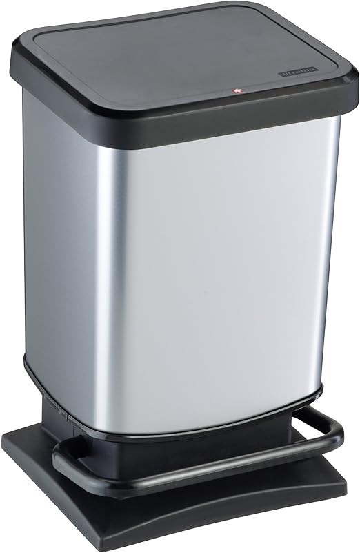 Rotho Paso Waste Bin 20l With Odour Proof Lid And Pedal Plastic