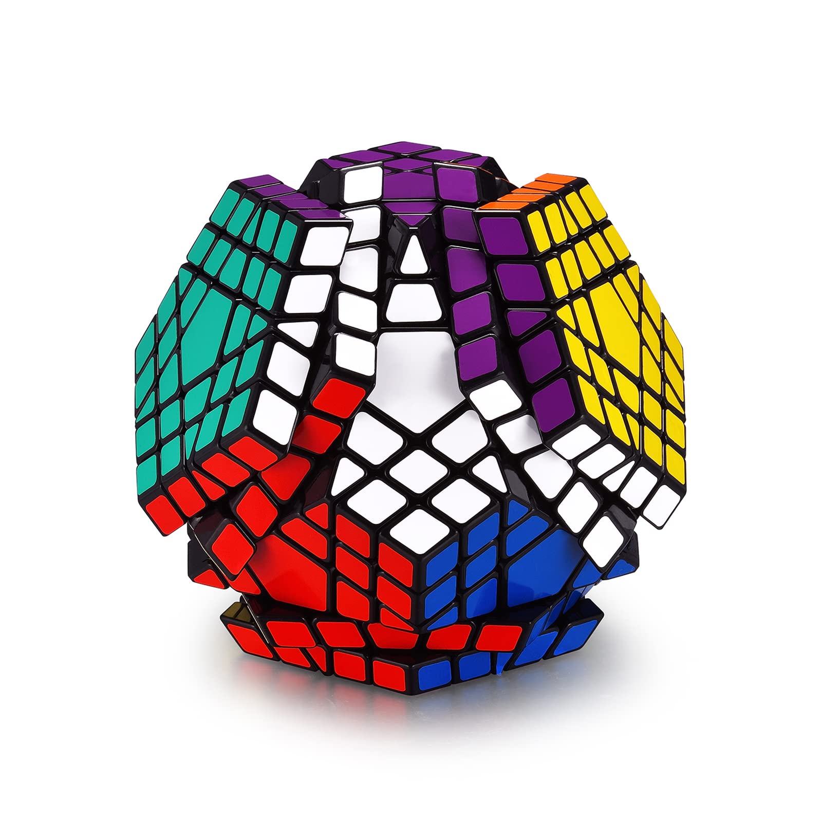 Cubo V-Cube 8x8 White Pillow – Rompecabezas De 324 Piezas, Giros Suaves Y Forma Ergonómica, Fabricado En Europa Cubo De 8x8 Fabricado En UE