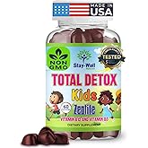 Stay-Well Naturals Natural Zeolite Heavy Metal Detox Kids, Chewable Gummy, Micronized Zeolite, Total Body Metal Cleanse, Toxin Cleanse, Non-GMO, 60 Mixed Berry Gummies