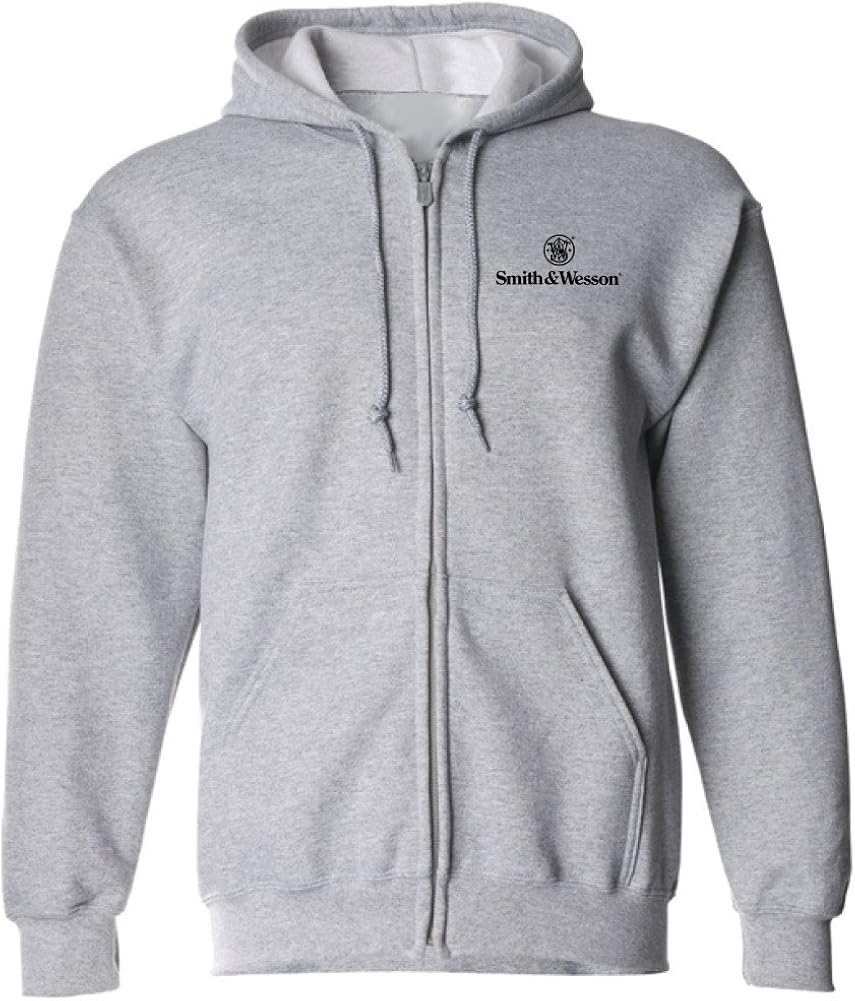 Smith & Wesson Men's ZipUp Logo Hooded Sweatshirtxl Amazon.ca Clothing & Accessories