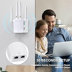 Loeiusar WiFi Extender, 5G WiFi Booster with