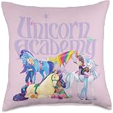 Riders and Unicorns Throw Pillow