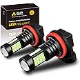 Alla Lighting H8 H11 LED Bulbs, Fog Lights or DRL Lamps Replacement 8000K Ice Blue 12V H11LL H8LL H16 for Cars, Trucks, Xtreme Super Bright 3030 36-SMD 12V Upgrade