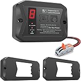 2-in-1 RV Propane Gas Detector, Hardwired-12V DC with 3 Different Brackets for Motorhome Travel Trailer, Motor Coach, Truck C