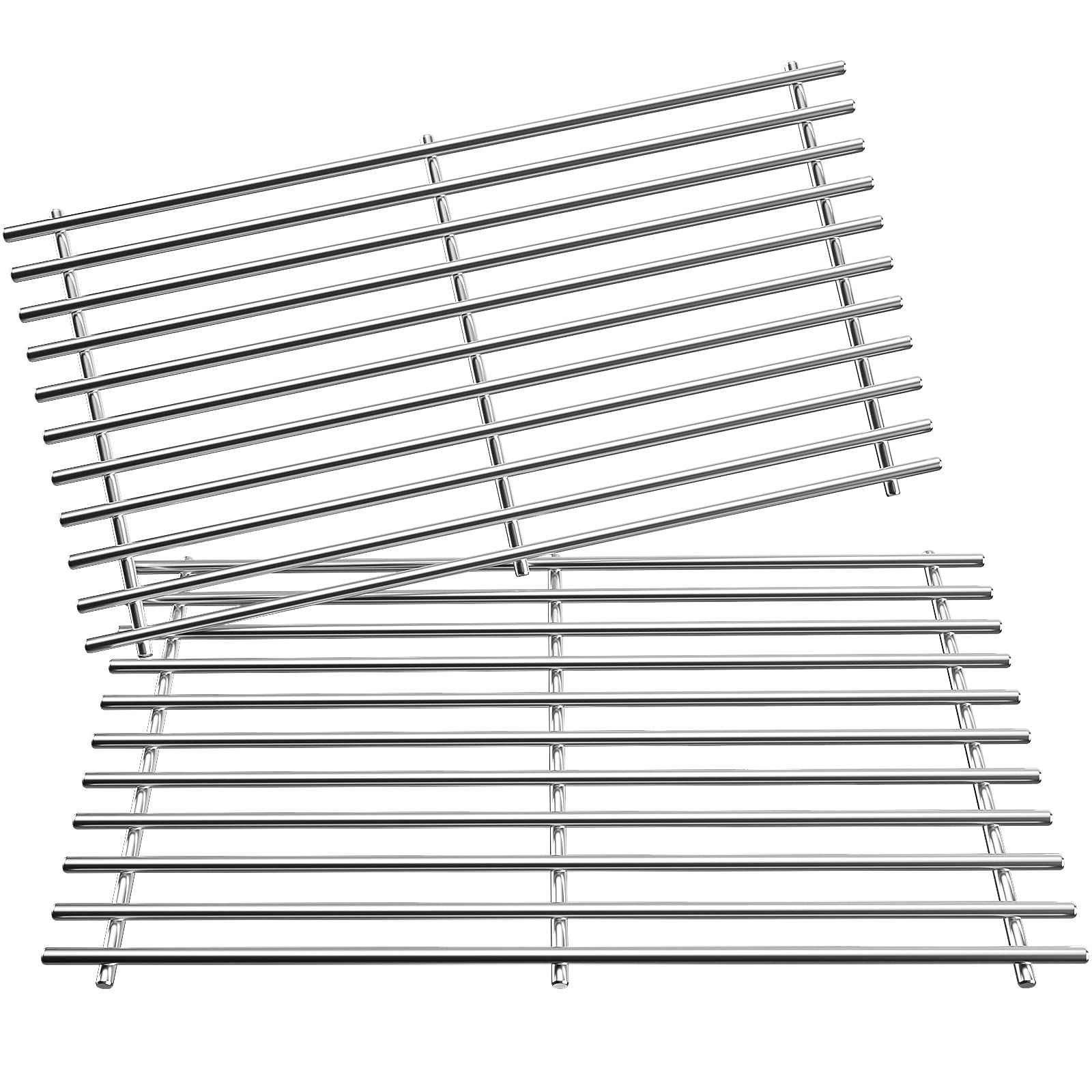 Photo 1 of Hisencn Grill Grates Replacement Parts for Charbroil 463642316, 463644220, 17 Inch 304 Stainless Steel Grill Grates for Char-Broil 463675016, Nexgrill Evolution 720-0864, 720-0864m