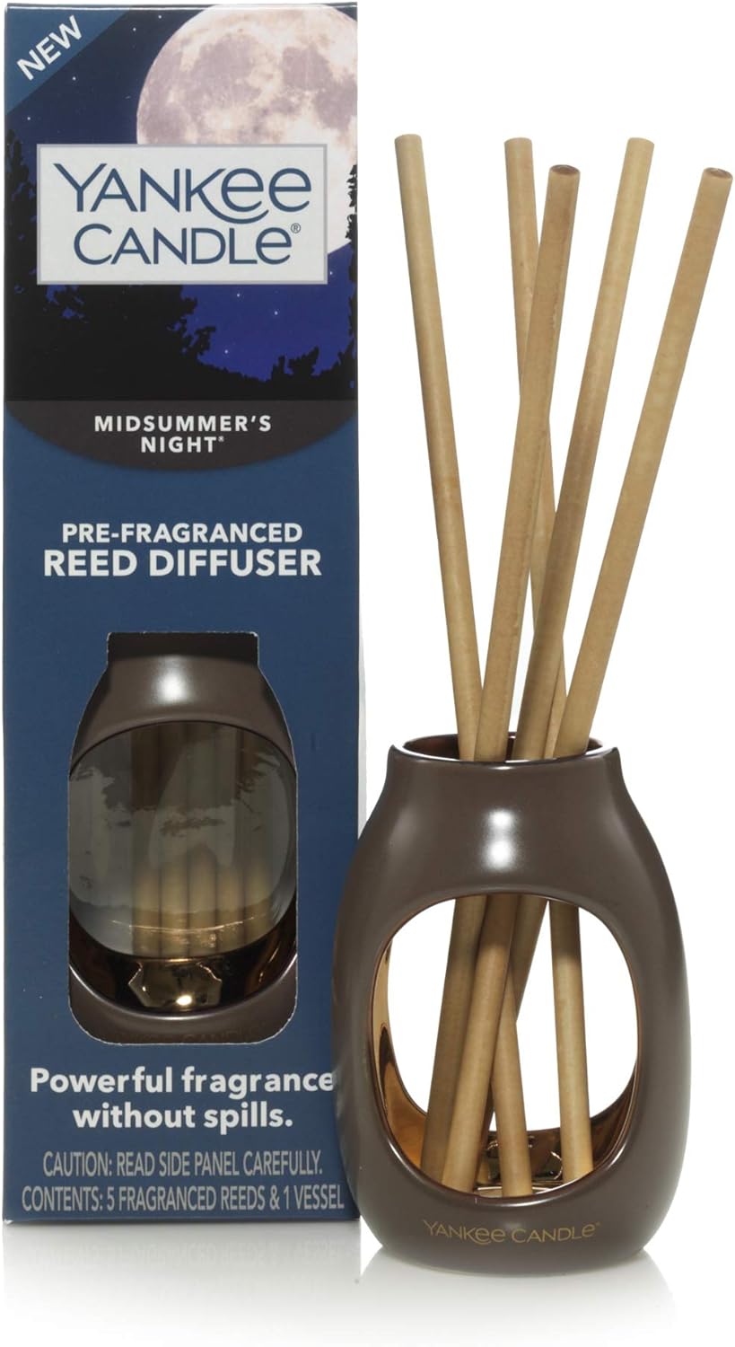 Yankee Candle PreFragranced MidSummer's Night Reed Diffuser Amazon.co