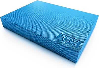 Core Balance Large Blue Foam Balance Pad Non Slip Sweat Resistant TPE