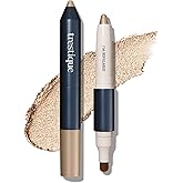 TRE'STIQUE Shadow Crayon, Refillable Eyeshadow Crayon With Built-In Blending Brush, Sustainable Shadow Makeup, Clean Beauty Eyeshadow
