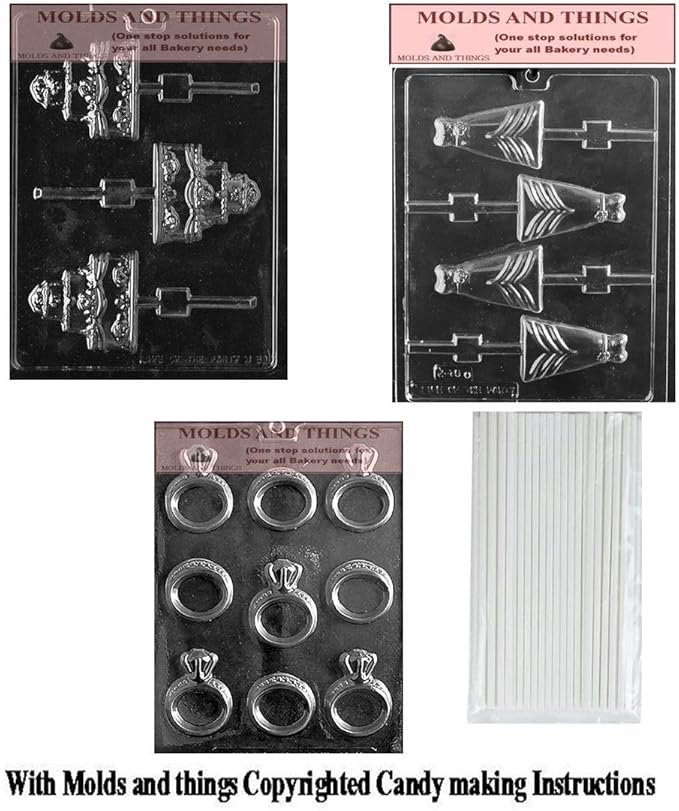 Engagement/Wedding Ring Wedding Chocolate Candy Mold