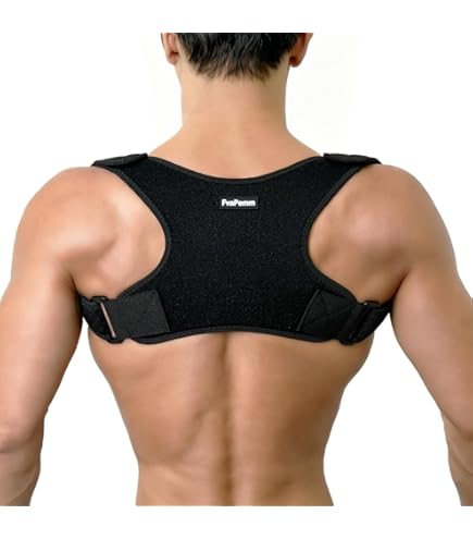 Posture Corrector For Men & Women - Adjustable Back Brace For Neck & Shoulder Pain Relief