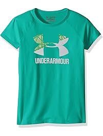 Under Armour Girls Solid Big Logo Short Sleeve T-Shirt