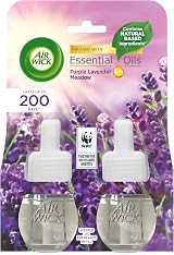 Air Wick Plug In Diffuser Twin Refill Purple Lavender Meadow 2x19ml