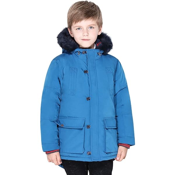 Buy J. Whistler Boys Heavyweight Parka Puffer Jacket With Removable