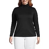 Lands' End Lightweight Jersey Long Sleeve Turtleneck