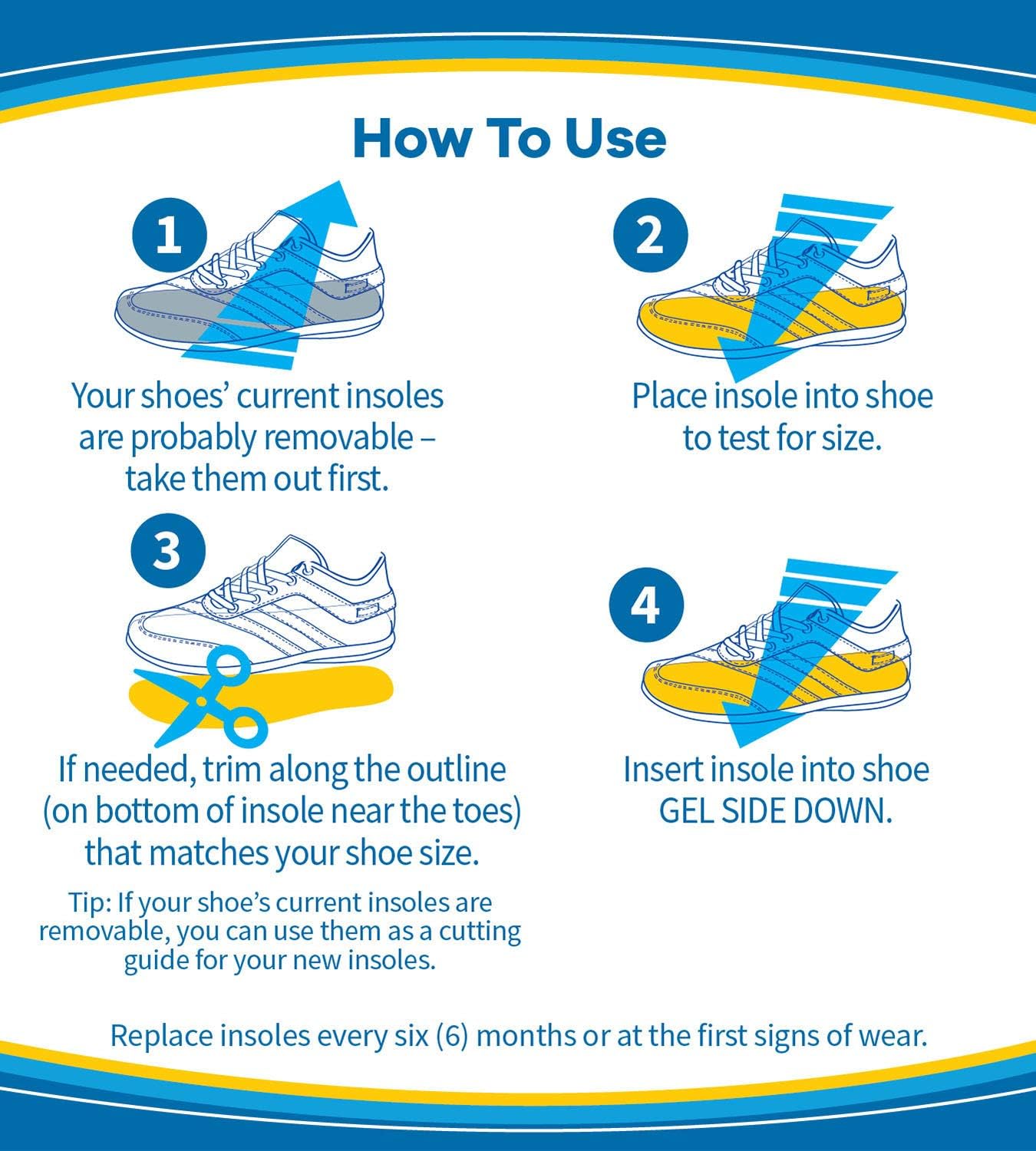 Dr. Scholl's Ultra Thin Insoles for men, Shoe Inserts (Mens 8-13): Health & Personal Care