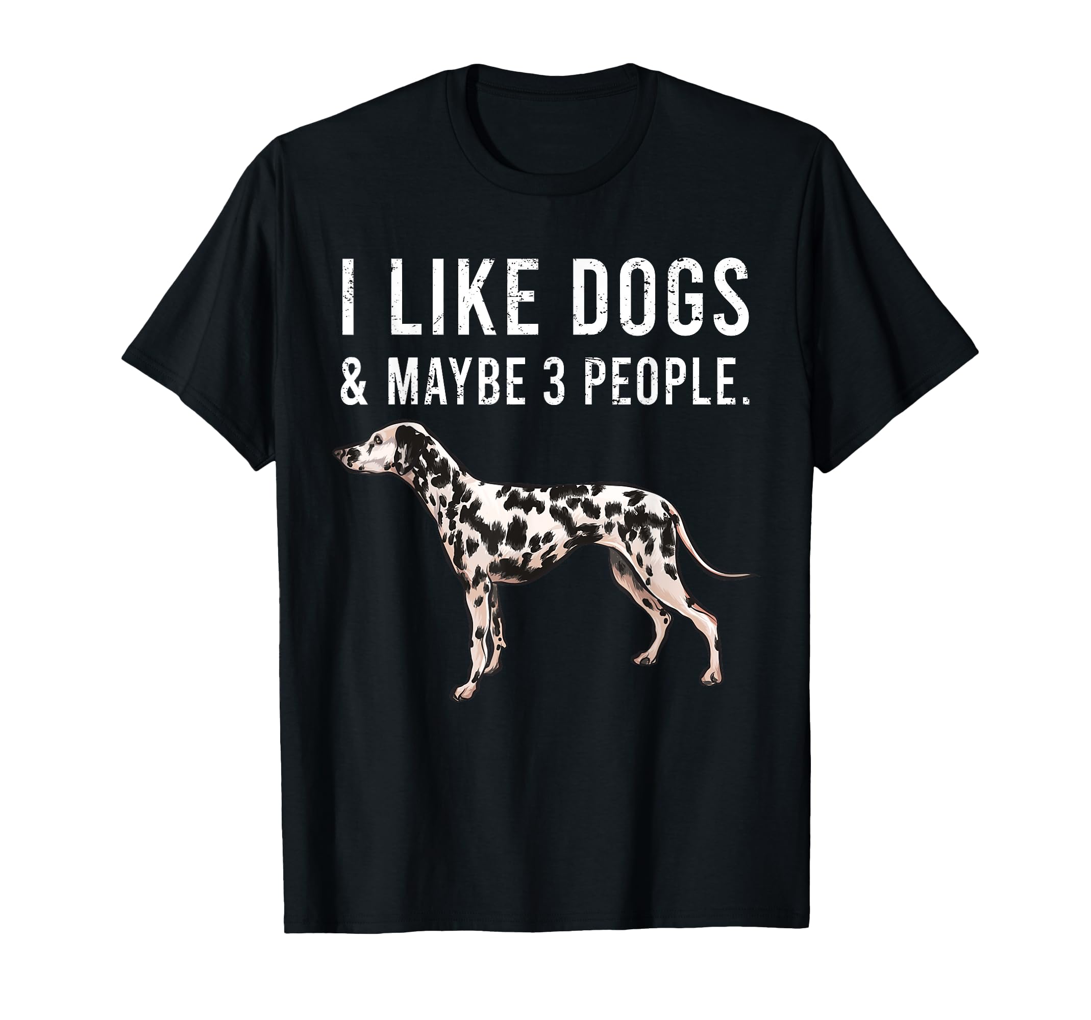Funny I Like Dalmatian Dogs And Maybe 3 People T-Shirt