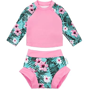 Spanish Baby Girls Swimwear Rash Guard Bathing Suit Soft Cotton Summer Bikini With Bows Toddler Kids Outfit From Bai09, $77.76
